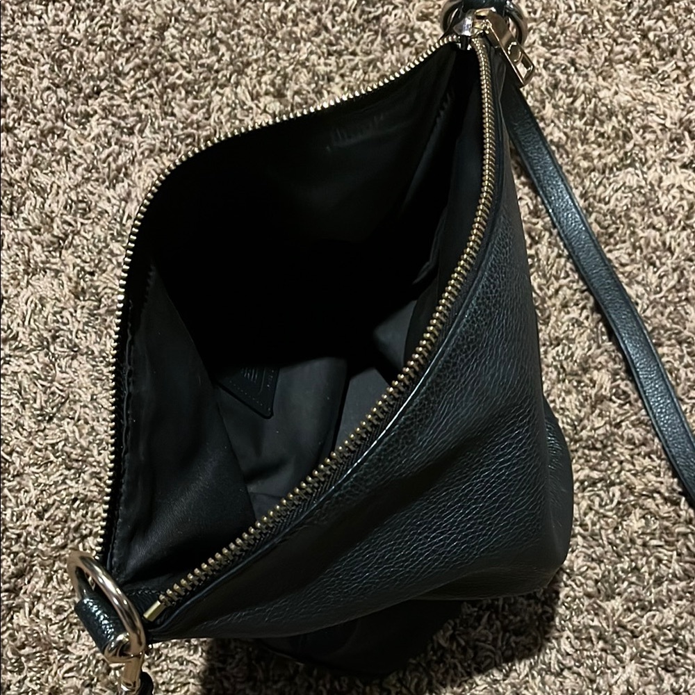 Coach Black Leather Crossbody Shoulder Bag - Picture 5 of 11